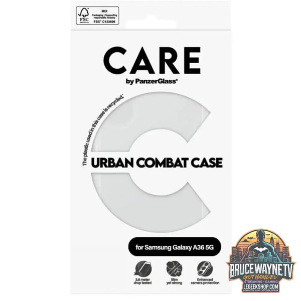 PanzerGlass Urban Combat Case, Handyhülle transparent, Samsung Galaxy A36 5G - PanzerGlass