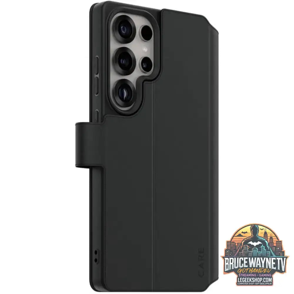 PanzerGlass Wallet Case mit Kickstand, Handyhülle schwarz, Samsung Galaxy S25 Ultra - PanzerGlass - vue 3
