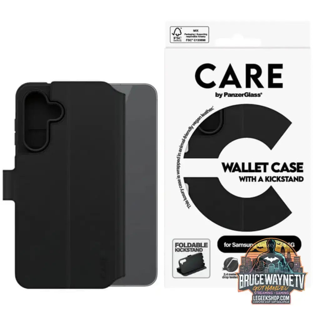 PanzerGlass Wallet Case mit Kickstand, Handyhülle schwarz, Samsung Galaxy A56 5G - PanzerGlass - vue 5