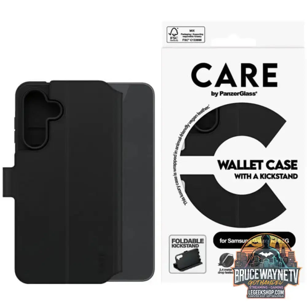 PanzerGlass Wallet Case mit Kickstand, Handyhülle schwarz, Samsung Galaxy A36 5G - PanzerGlass - vue 5