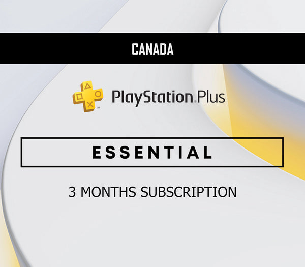 PlayStation Plus Essential 3 Months Subscription CA