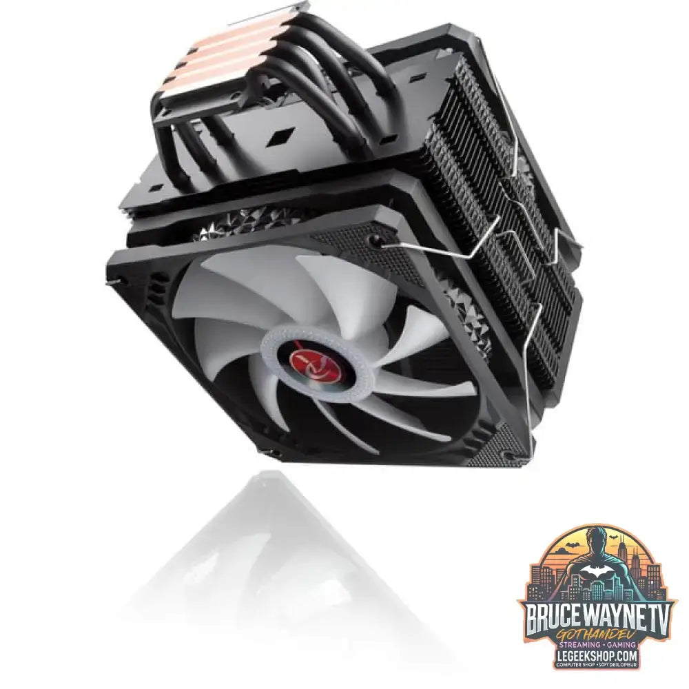 RAIJINTEK ELEOS 12 DUO RBW, CPU-Kühler 120 mm - RAIJINTEK - vue 3