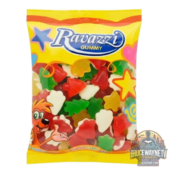 Ravazzi Natale Happy Mix Fruit caramelle gommose al gusto di frutta (Confezione da 1kg) - Snacks & boissons importés