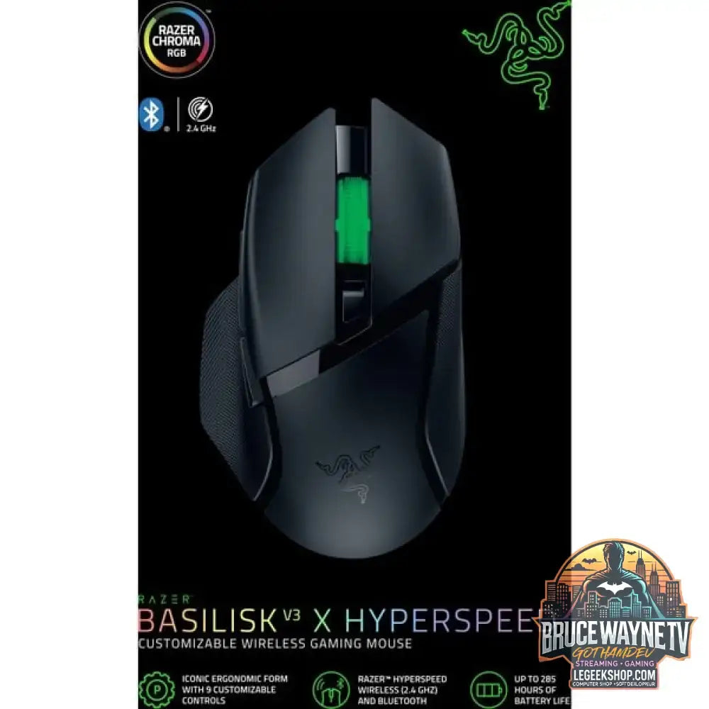 Razer Basilisk V3 X Hyperspeed, souris gaming - vue 7