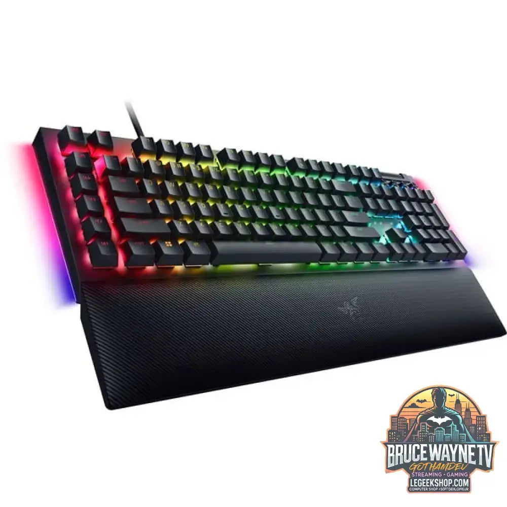 Razer Blackwidow V4, clavier gaming - vue 3