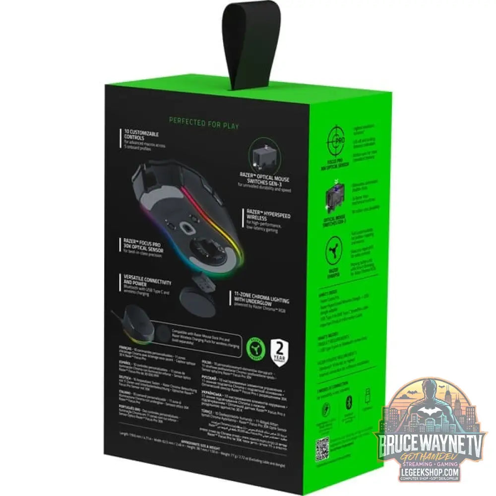 Razer Cobra Pro, souris gaming - vue 9