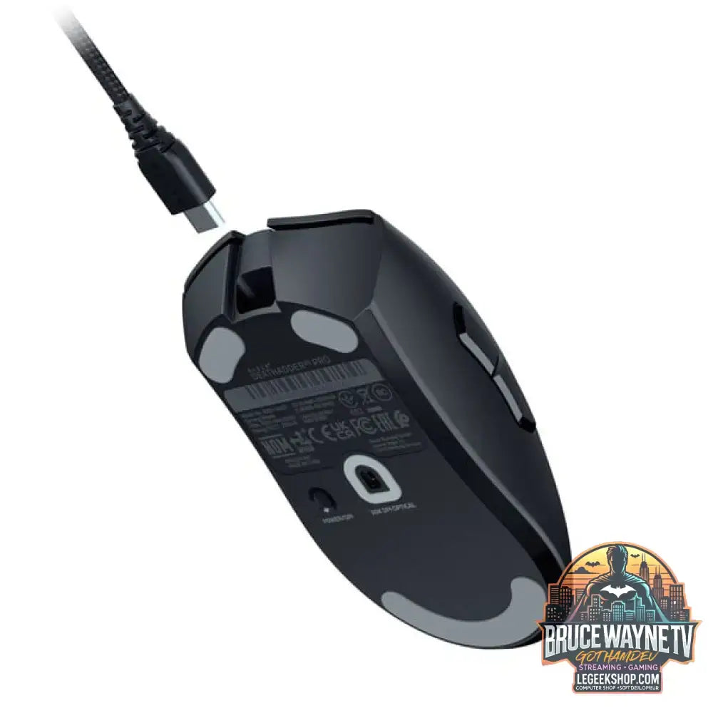 Razer DeathAdder V3 Pro, souris gaming - vue 3