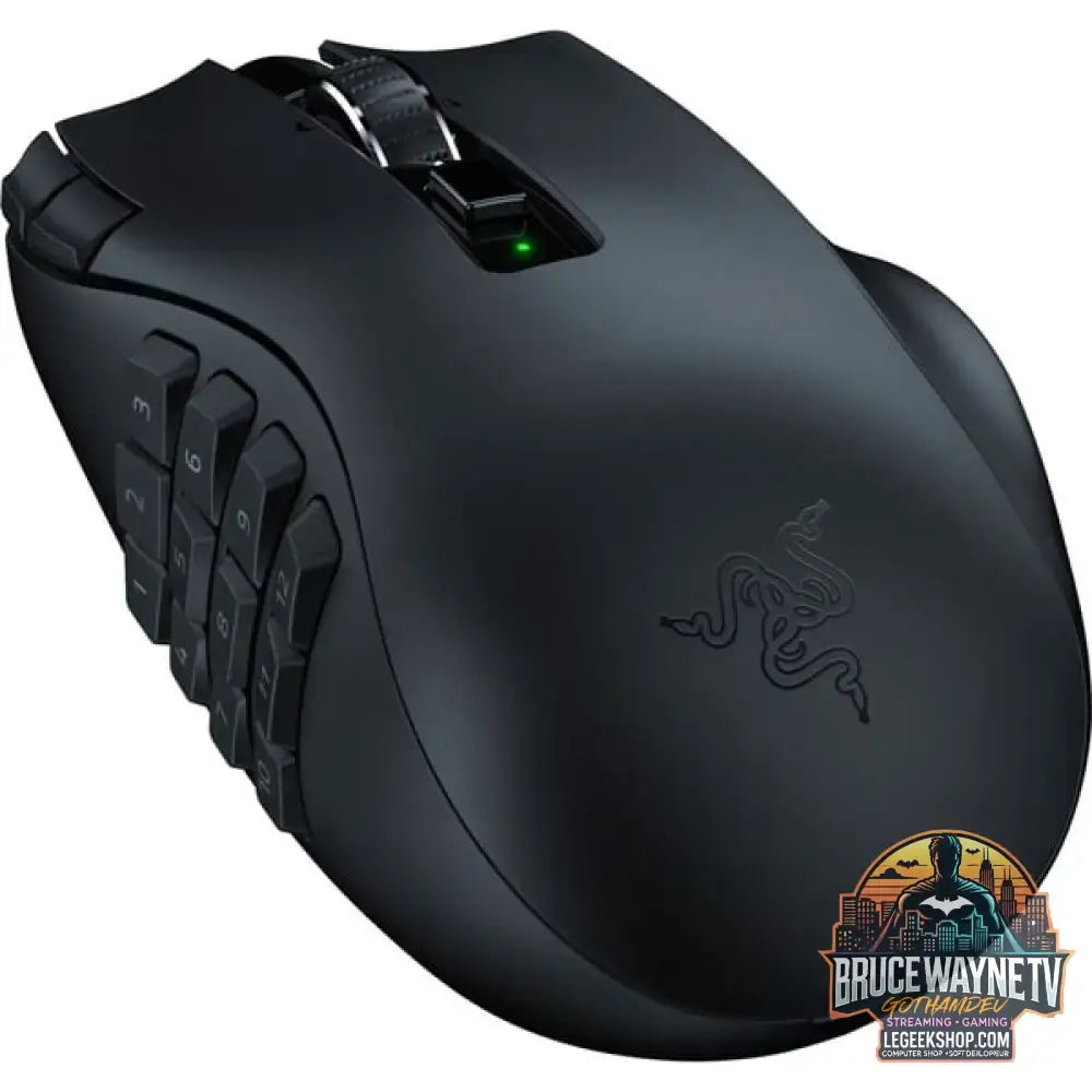 Razer Naga V2 HyperSpeed, souris gaming - vue 3