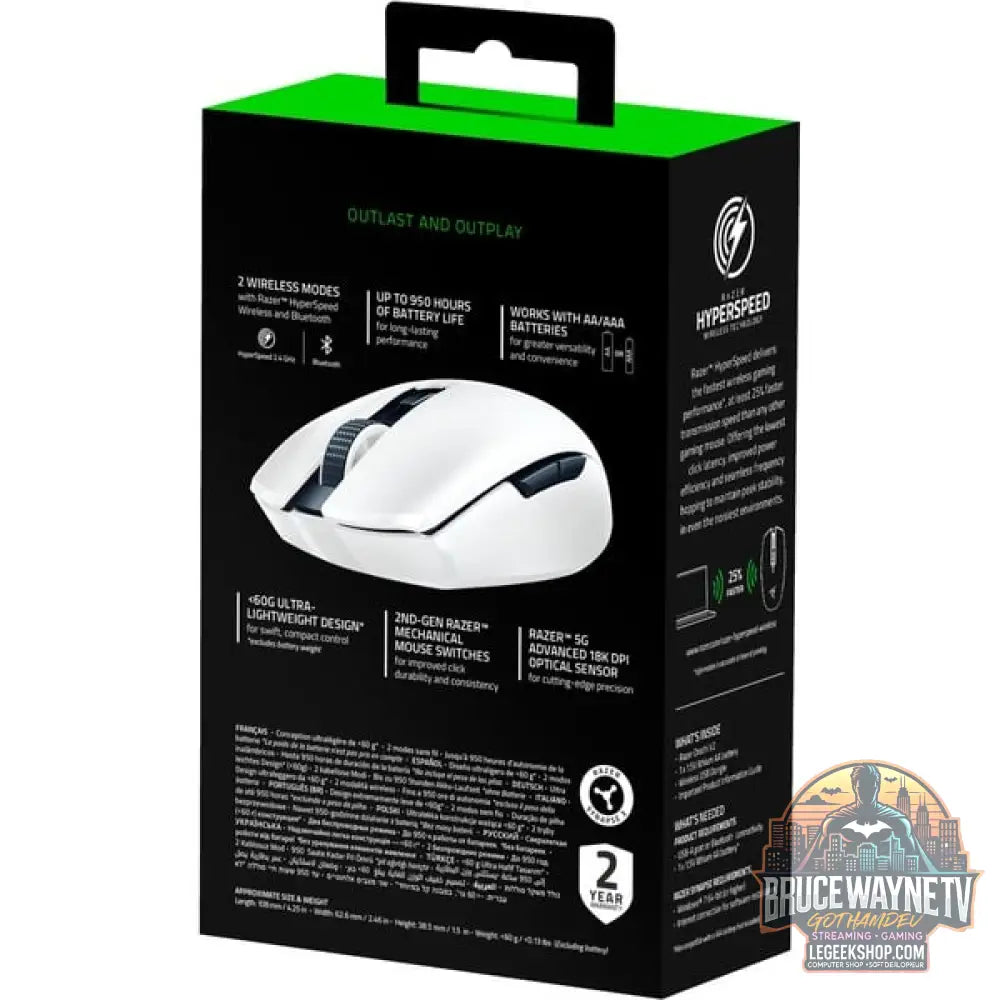 Razer Orochi V2, souris gaming - vue 8