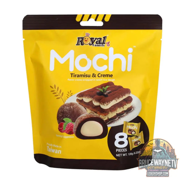 Royal Family Mochi Tiramisu & Crème mochi au goût de tiramisu de 120g (Pack de 12) - Snacks & boissons importés