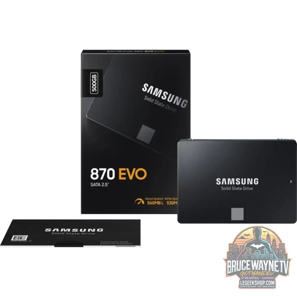 Samsung 870 EVO 500 GB, SSD SATA 6 Gb/s, 2,5", intern - Samsung - vue 6