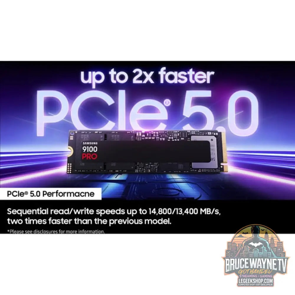 Samsung 9100 PRO 2 TB, SSD PCIe 5.0 x4, NVMe 2.0, M.2 2280 - Samsung - vue 6