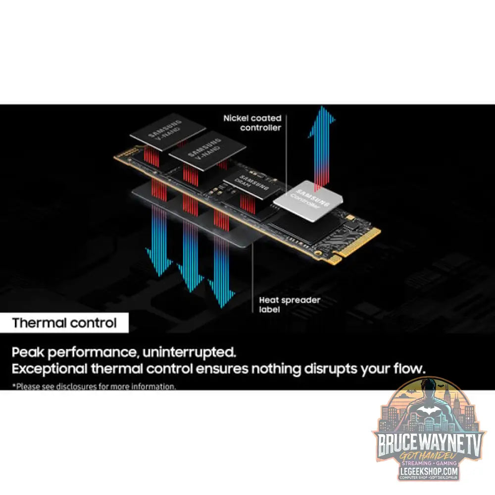 Samsung 9100 PRO 4 TB, SSD PCIe 5.0 x4, NVMe 2.0, M.2 2280 - Samsung - vue 13