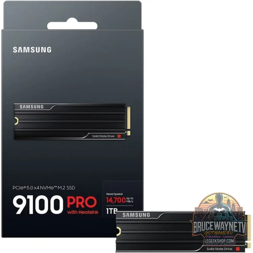 Samsung 9100 PRO Heatsink 1 TB, SSD PCIe 5.0 x4, NVMe 2.0, M.2 2280 - Samsung - vue 8