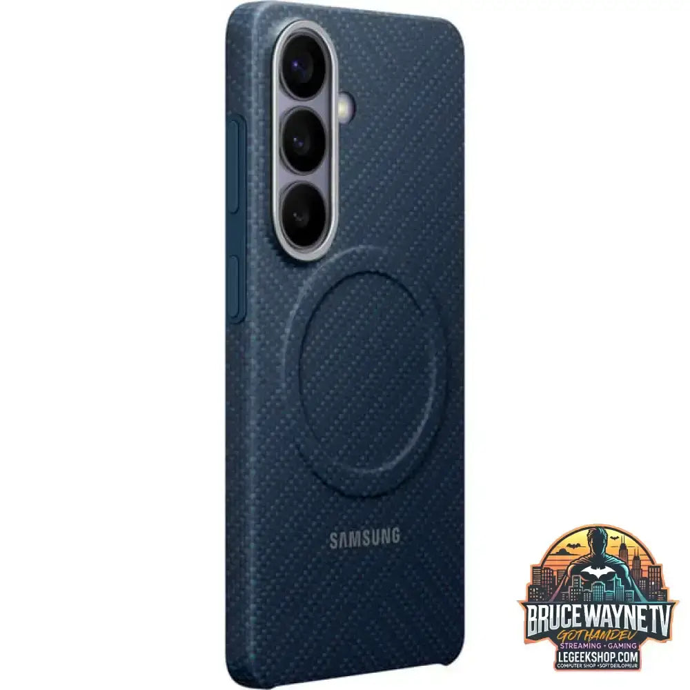Samsung Carbon Magnet Case, Handyhülle dunkelblau, Samsung Galaxy S26 - Samsung - vue 3