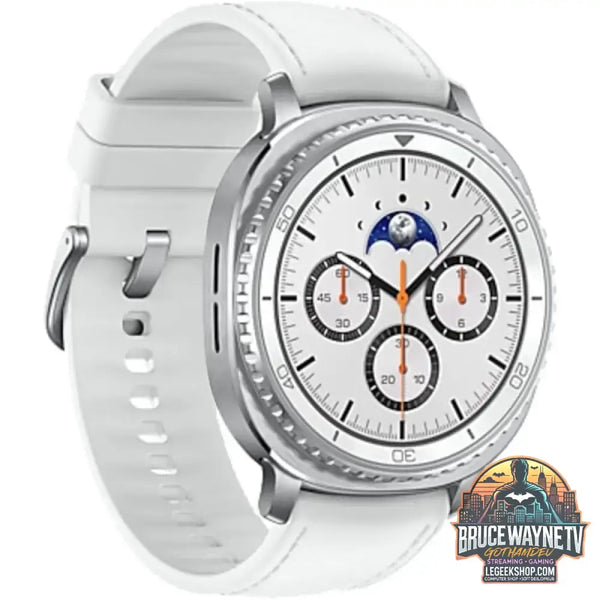 Samsung Galaxy Watch8 Classic, Smartwatch weiß, 46mm, Bluetooth, Hybrid-Armband - Samsung