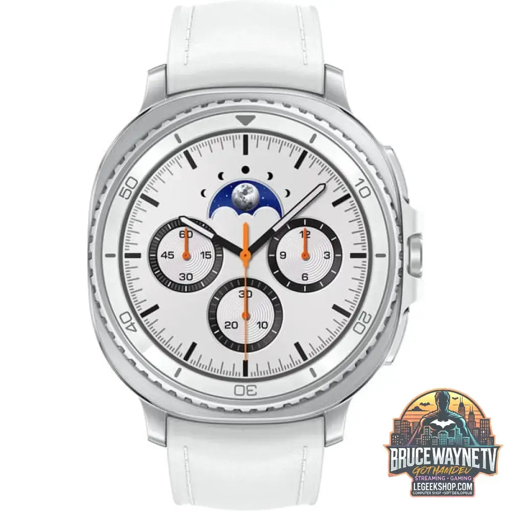 Samsung Galaxy Watch8 Classic, Smartwatch weiß, 46mm, Bluetooth, Hybrid-Armband - Samsung - vue 2