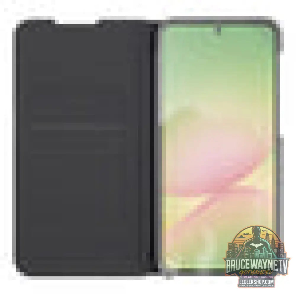 Samsung Mobeen Flip Cover, coque noir, Samsung Galaxy A57 5G