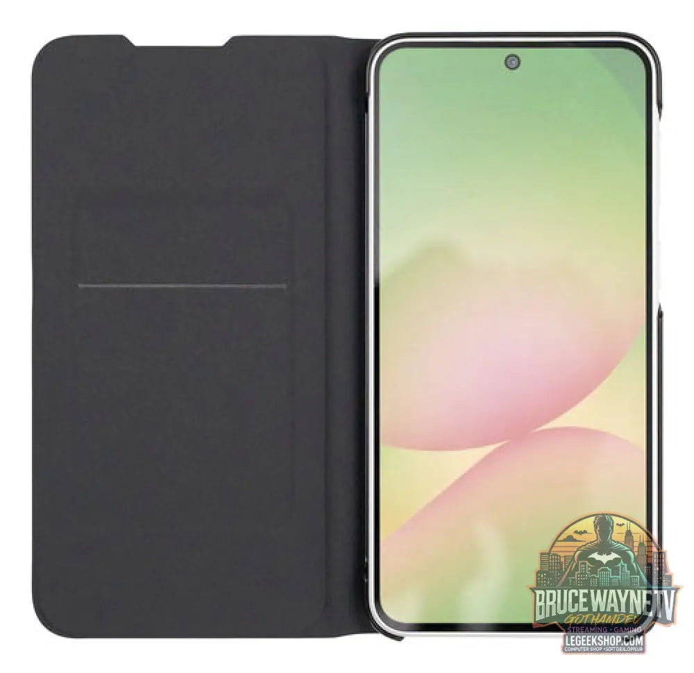 Samsung Mobeen Flip Cover, coque noir, Samsung Galaxy A57 5G