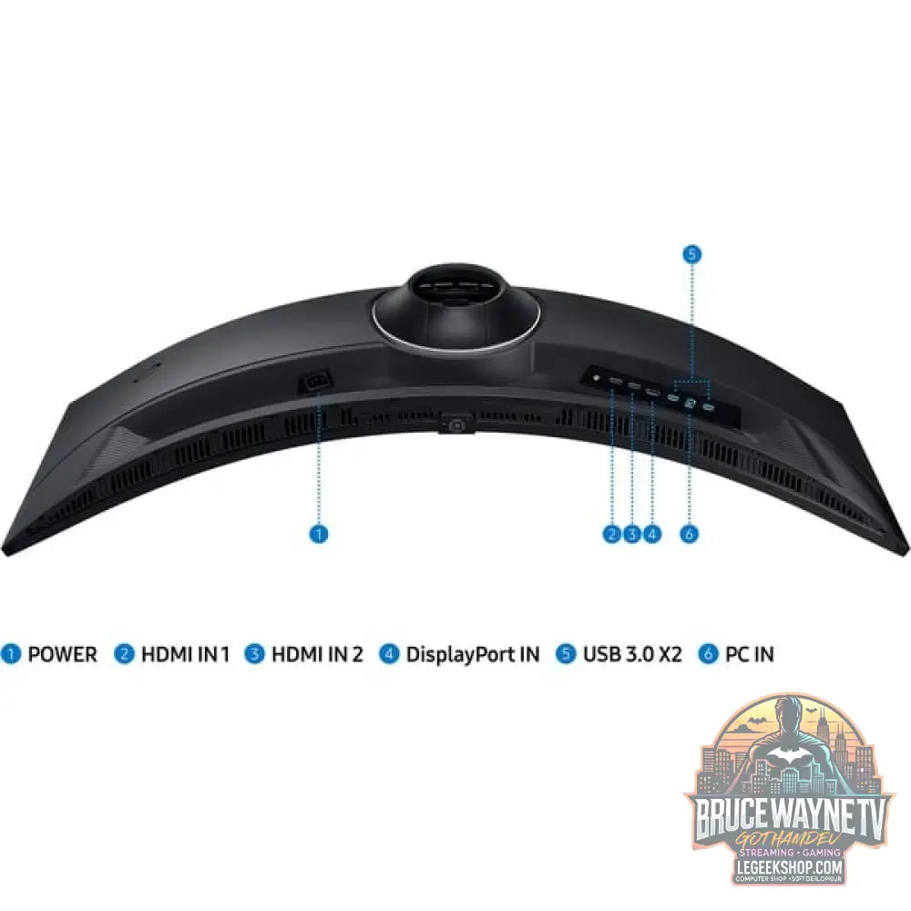 Samsung Odyssey G95C S49CG954EU, Gaming-Monitor - vue 19