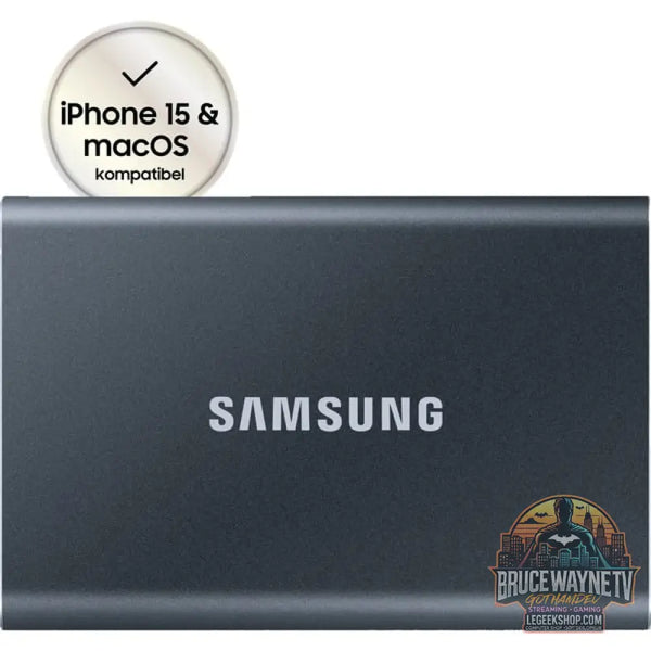 Samsung Portable SSD T7 2TB, Externe SSD gris, USB-C 3.2 Gen 2 (10 Gbit/s), extern - Samsung