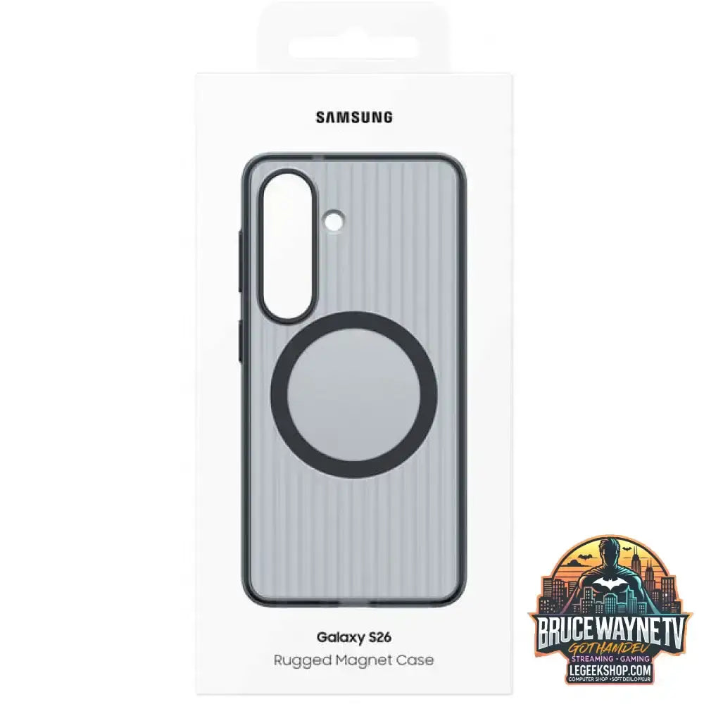 Samsung Rugged Magnet Case, Handyhülle schwarz, Samsung Galaxy S26 - Samsung - vue 3