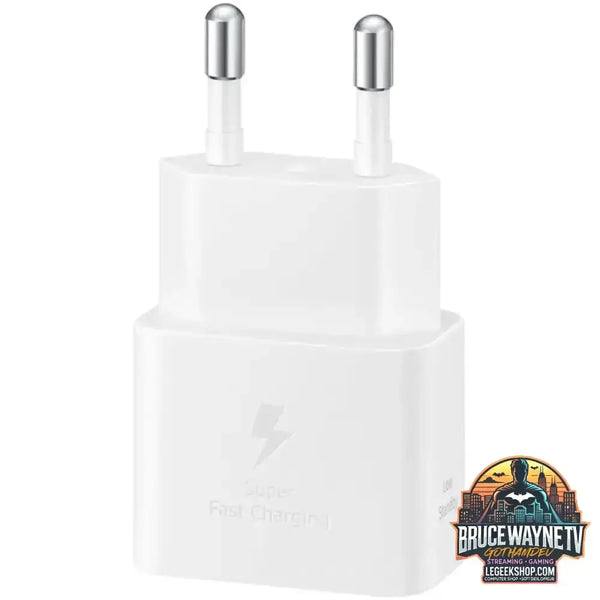 Samsung Schnellladegerät EP-T2510X 25 Watt, mit Kabel weiß, GaN, PD 3.0, SFC, 1 Meter Kabel - Samsung