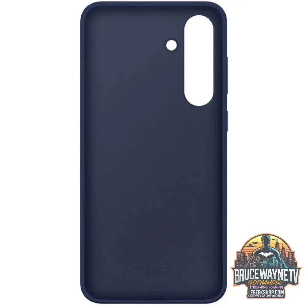 Samsung Silicone Case, Handyhülle dunkelblau, Samsung Galaxy S25 FE - Feature: Aussparung für Kamera - vue 2