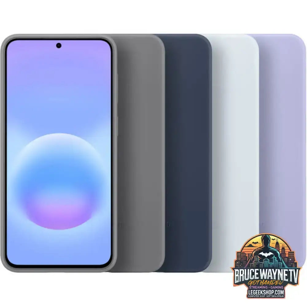 Samsung Silicone Case, Handyhülle grau, Samsung Galaxy A57 5G - Feature: Aussparung für Kamera - vue 7