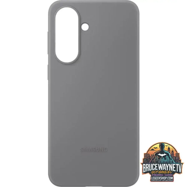 Samsung Silicone Case, Handyhülle grau, Samsung Galaxy A57 5G - Feature: Aussparung für Kamera