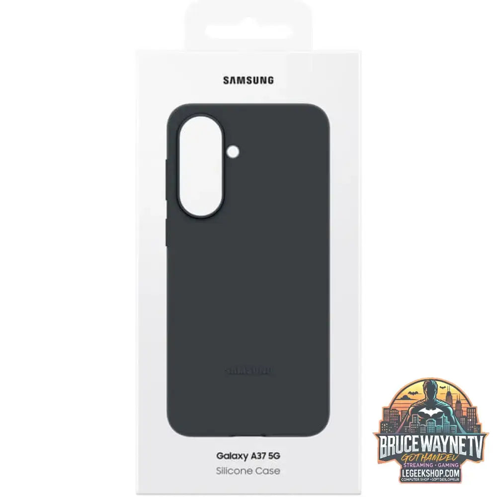 Samsung Silicone Case, Handyhülle hellgrau, Samsung Galaxy A37 5G - Feature: Aussparung für Kamera - vue 3