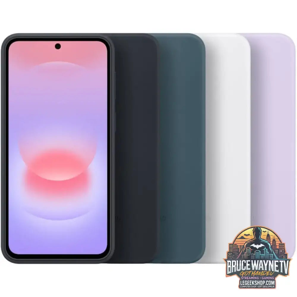 Samsung Silicone Case, Handyhülle hellgrau, Samsung Galaxy A37 5G - Feature: Aussparung für Kamera - vue 7