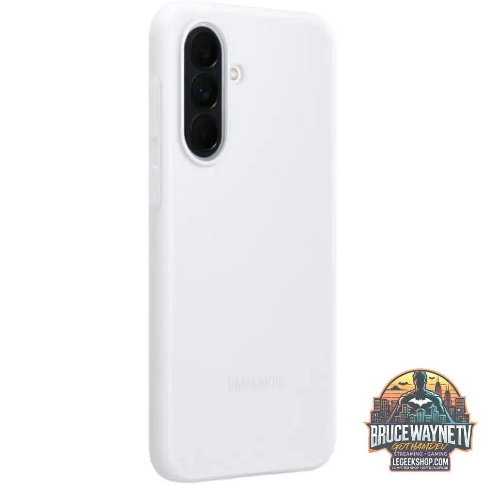 Samsung Silicone Case, Handyhülle hellgrau, Samsung Galaxy A37 5G - Feature: Aussparung für Kamera - vue 4