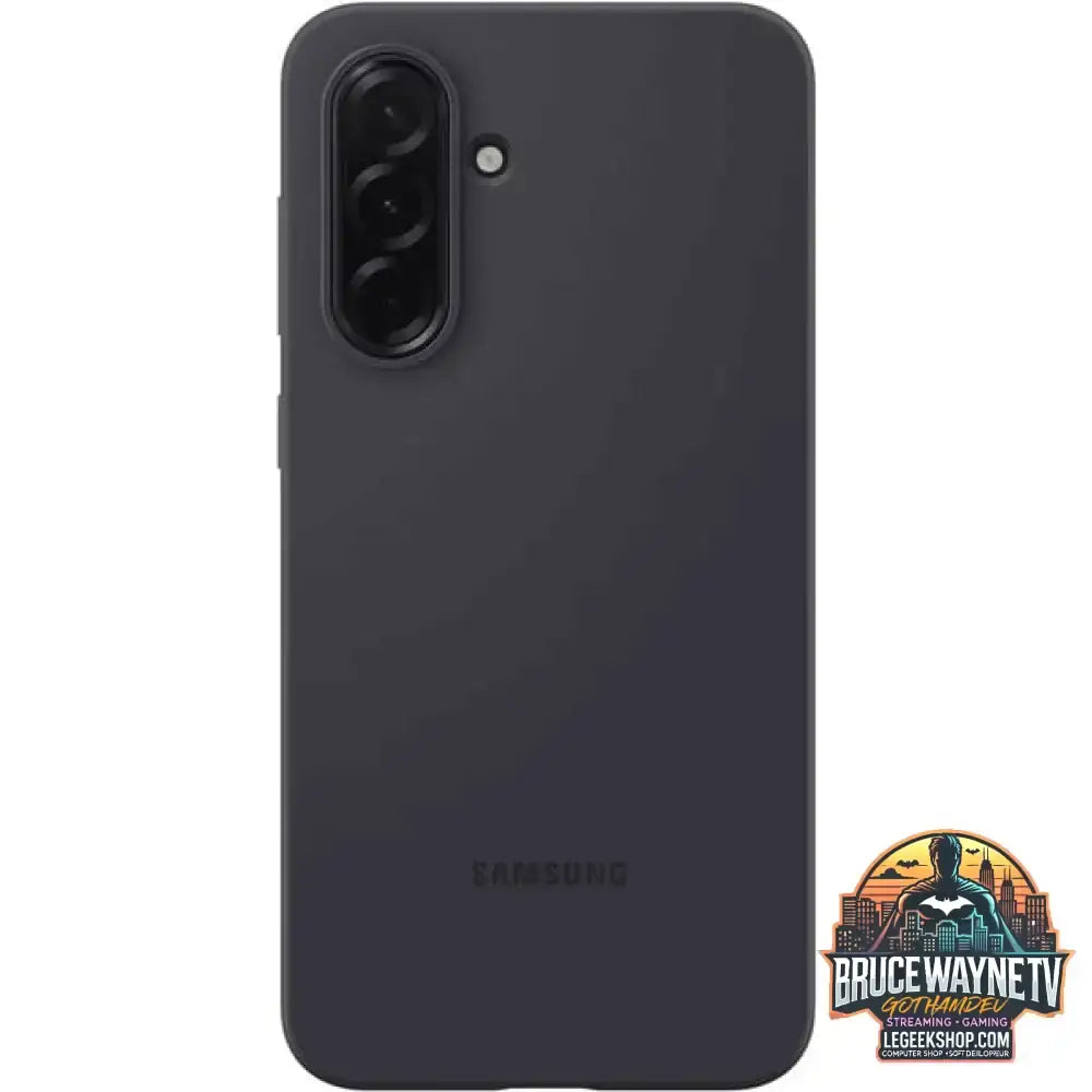 Samsung Silicone Case, Handyhülle schwarz, Samsung Galaxy A36 5G - Feature: Aussparung für Kamera - vue 3