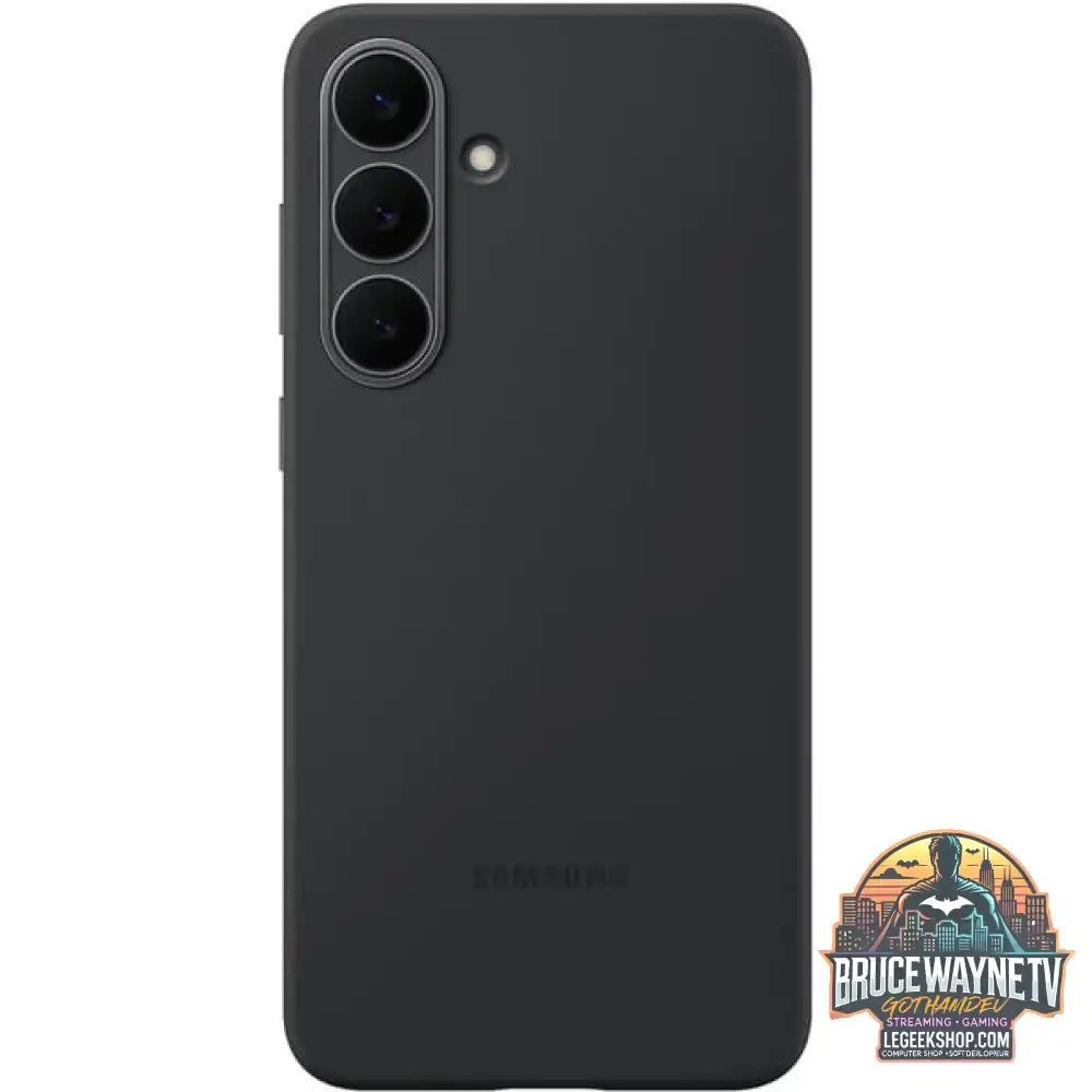 Samsung Silicone Case, Handyhülle schwarz, Samsung Galaxy S25 FE - Feature: Aussparung für Kamera - vue 4