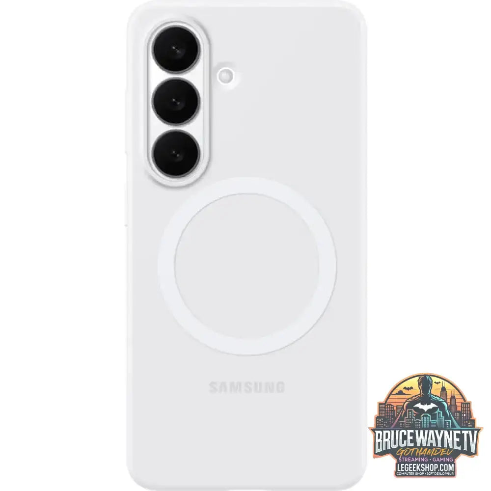 Samsung Silicone Magnet Case, Handyhülle weiß, Samsung Galaxy S26 - Feature: Aussparung für Kamera - vue 2