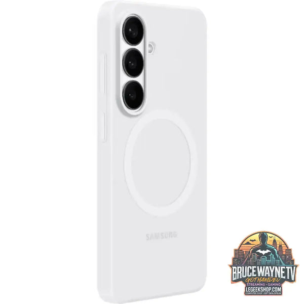 Samsung Silicone Magnet Case, Handyhülle weiß, Samsung Galaxy S26 - Feature: Aussparung für Kamera