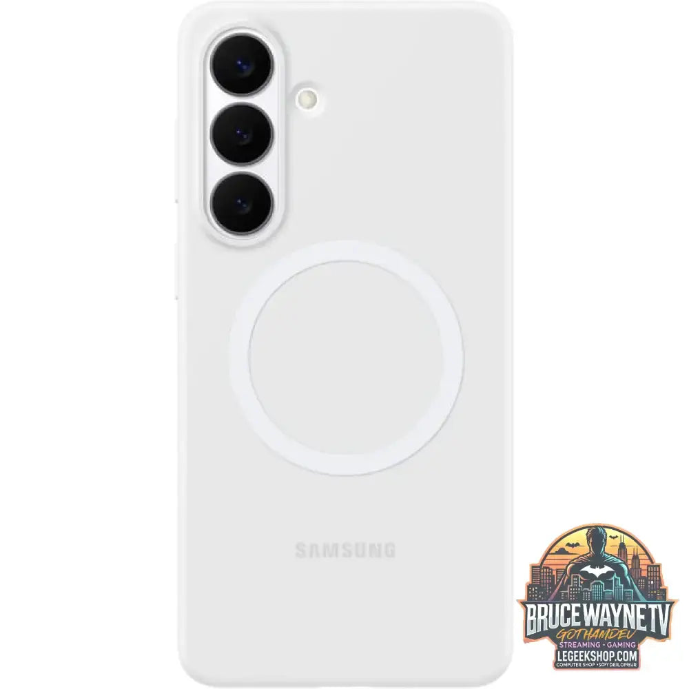 Samsung Silicone Magnet Case, Handyhülle weiß, Samsung Galaxy S26+ - Feature: Aussparung für Kamera - vue 2