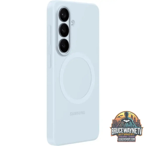 Samsung Silicone Magnet Case, Handyhülle hellblau, Samsung Galaxy S26 - Feature: Aussparung für Kamera
