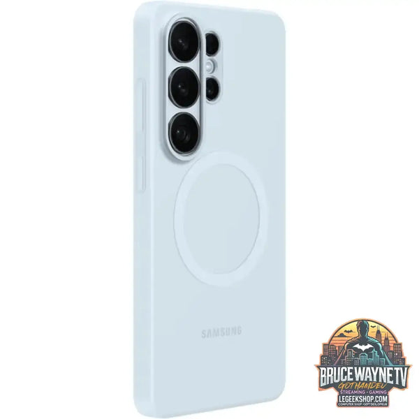 Samsung Silicone Magnet Case, Handyhülle hellblau, Samsung Galaxy S26 Ultra - Feature: Aussparung für Kamera