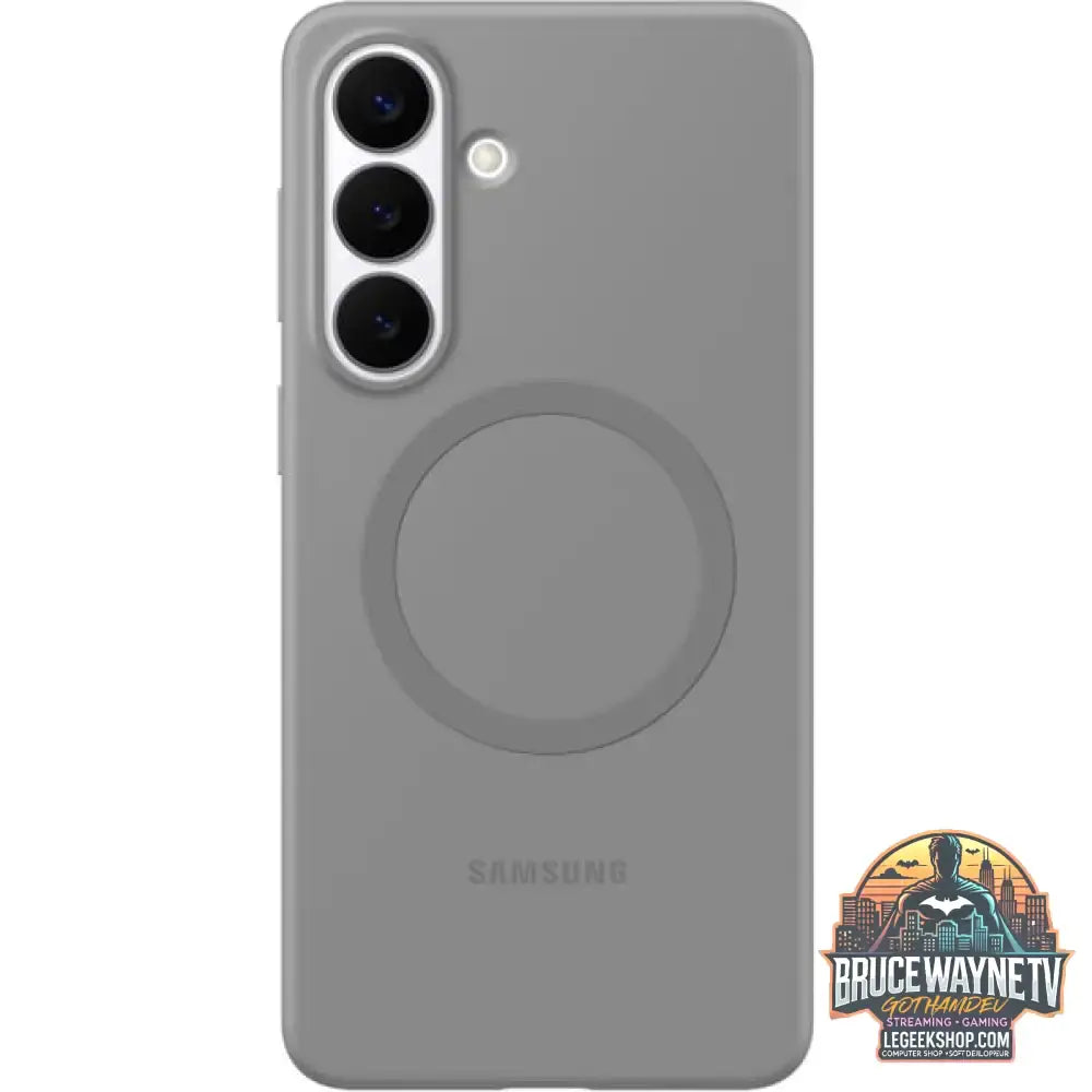 Samsung Silicone Magnet Case, Handyhülle grau, Samsung Galaxy S26+ - Feature: Aussparung für Kamera - vue 2