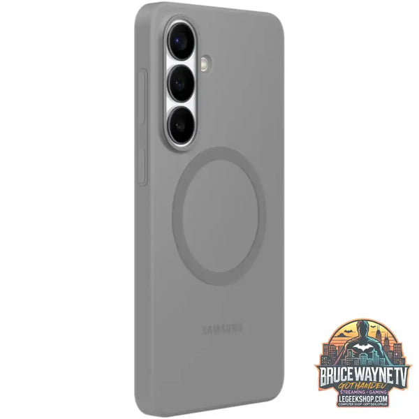 Samsung Silicone Magnet Case, Handyhülle grau, Samsung Galaxy S26+ - Feature: Aussparung für Kamera
