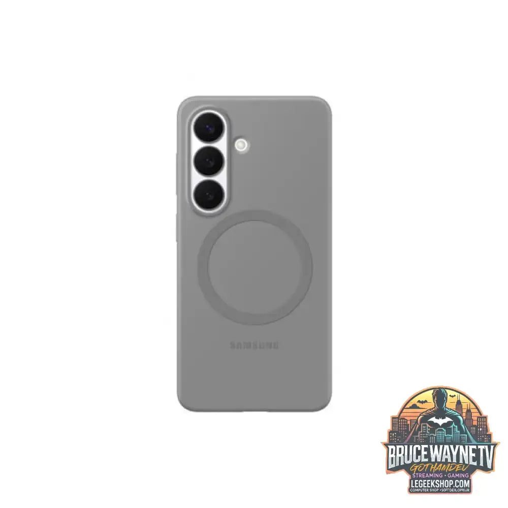 Samsung Silicone Magnet Case, Handyhülle grau, Samsung Galaxy S26 - Feature: Aussparung für Kamera - vue 2