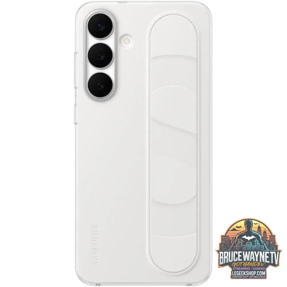 Samsung Standing Grip Case, Handyhülle weiß, Samsung Galaxy S25 FE - Samsung - vue 2