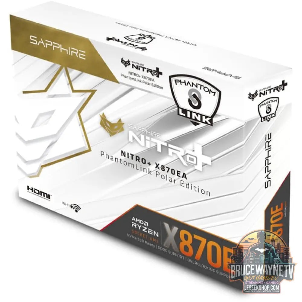 SAPPHIRE NITRO+ X870EA WIFI7 Phantom Link Polar, carte mère - SAPPHIRE - vue 8