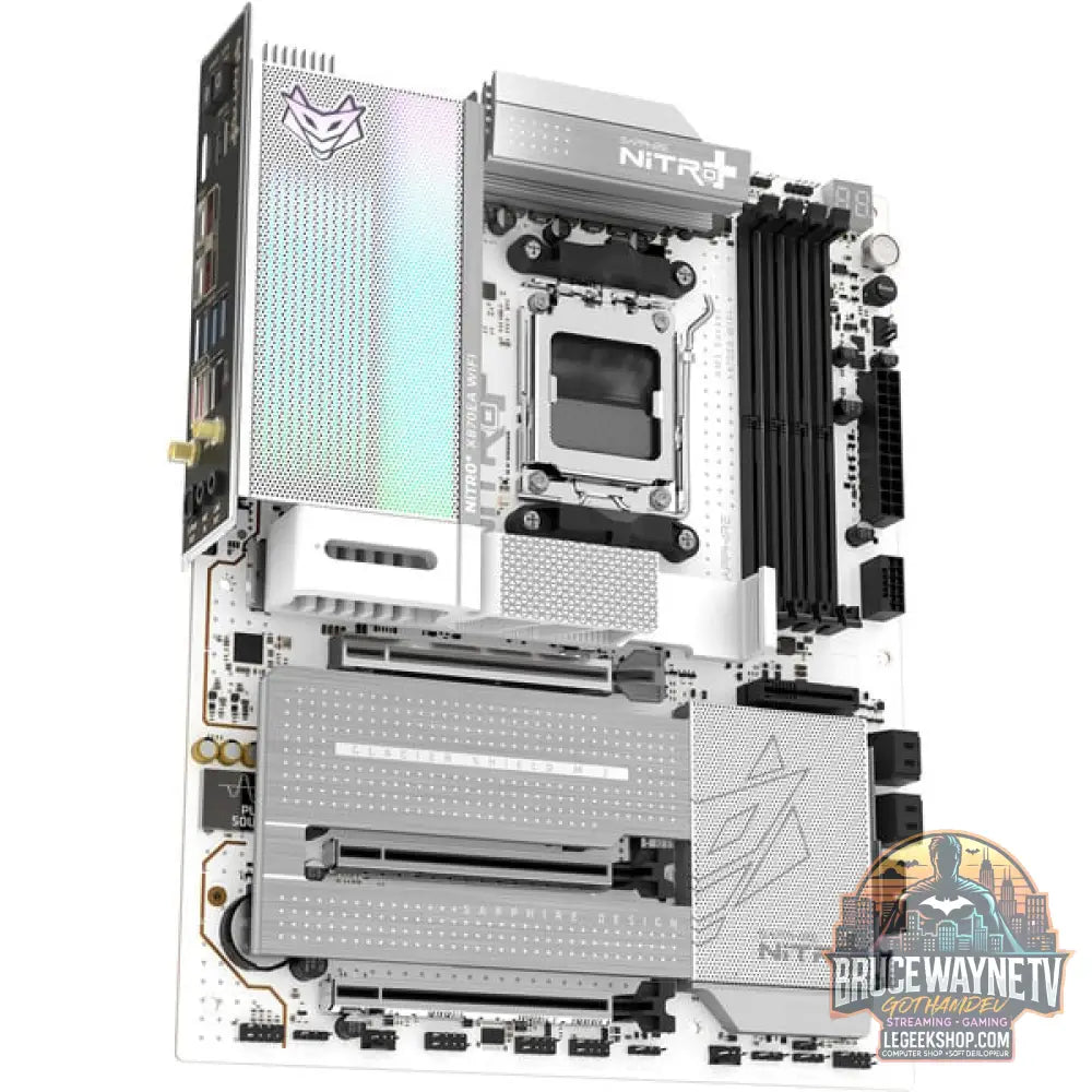 SAPPHIRE NITRO+ X870EA WIFI7 Phantom Link Polar, carte mère - SAPPHIRE - vue 2