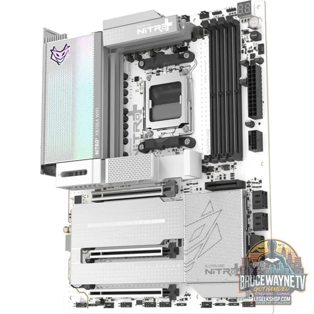 SAPPHIRE NITRO+ X870EA WIFI7 Phantom Link Polar, carte mère - SAPPHIRE - vue 4