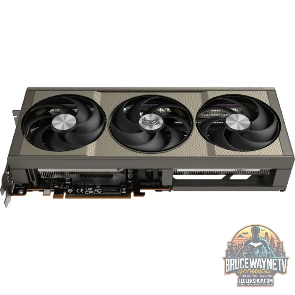 SAPPHIRE Radeon RX 9060 XT NITRO+ 16GB, carte graphique gris - SAPPHIRE - vue 5