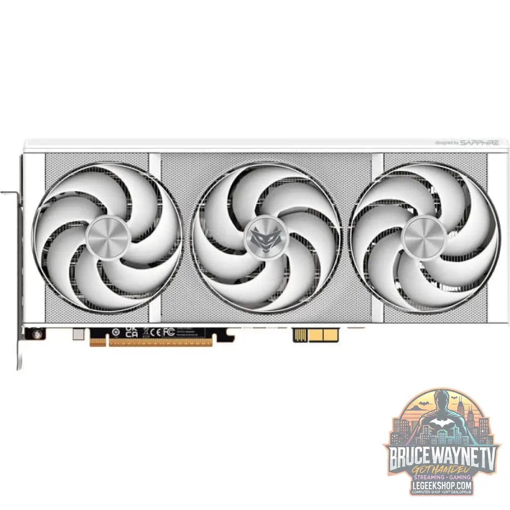 SAPPHIRE Radeon RX 9070 XT Nitro+ Phantom Link Polar OC, carte graphique blanc, RDNA4, GDDR6, 2x DisplayPort, 2x HDMI 2.1 - SAPPHIRE - vue 2