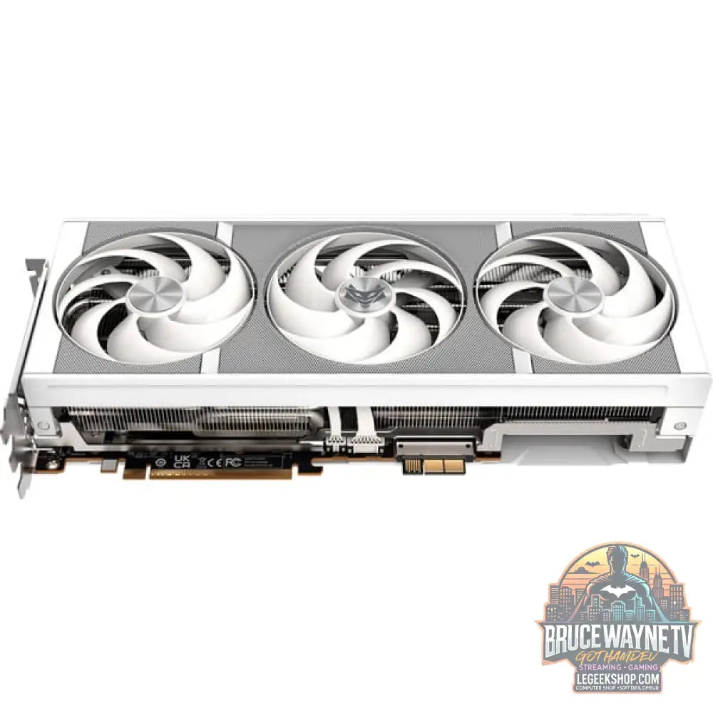SAPPHIRE Radeon RX 9070 XT Nitro+ Phantom Link Polar OC, carte graphique blanc, RDNA4, GDDR6, 2x DisplayPort, 2x HDMI 2.1 - SAPPHIRE - vue 5